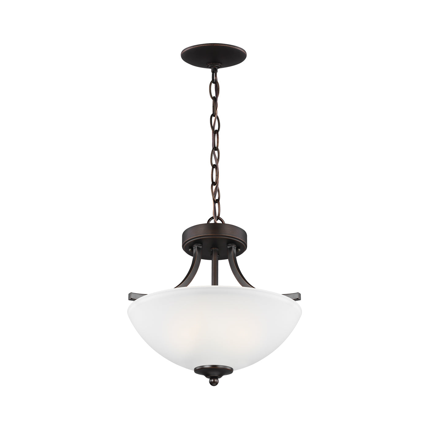 Geary Semi-Flush Convertible Pendant Light in Detail.