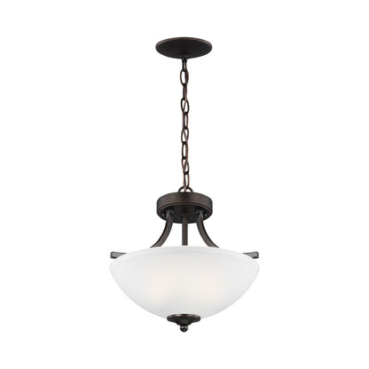 Geary Semi-Flush Convertible Pendant Light in Detail.