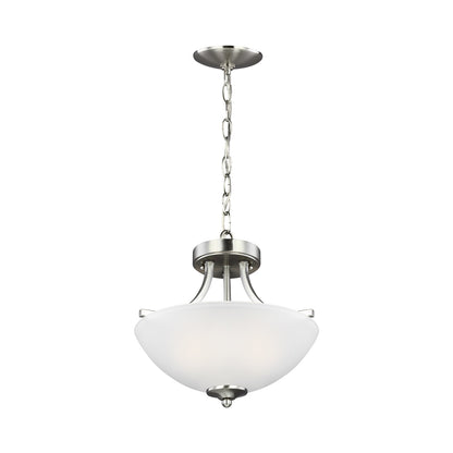 Geary Semi-Flush Convertible Pendant Light in Detail.