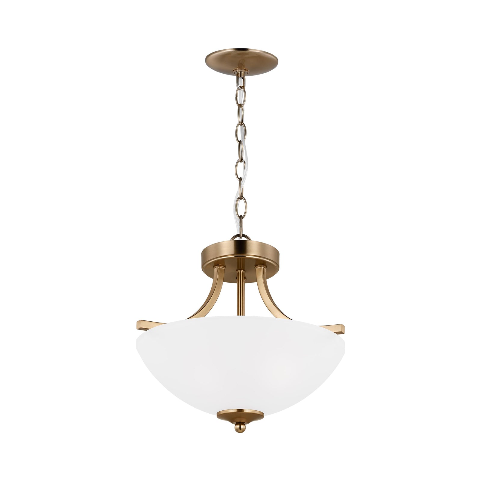 Geary Semi-Flush Convertible Pendant Light in Detail.