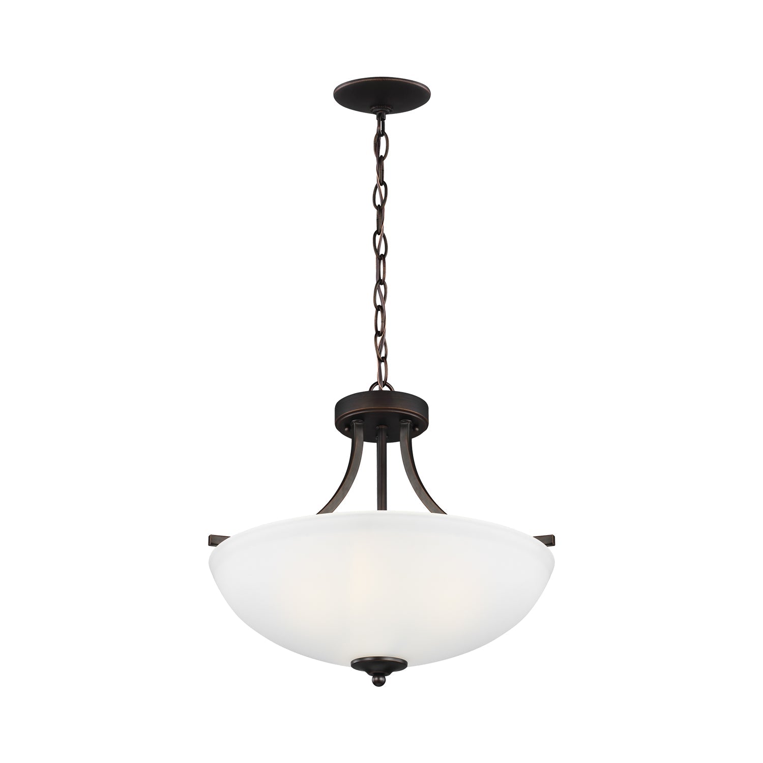 Geary Semi-Flush Convertible Pendant Light in Detail.
