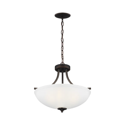 Geary Semi-Flush Convertible Pendant Light in Detail.
