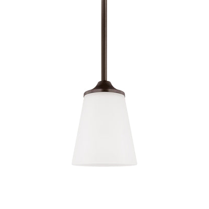 Hanford Mini Pendant Light in Bronze.