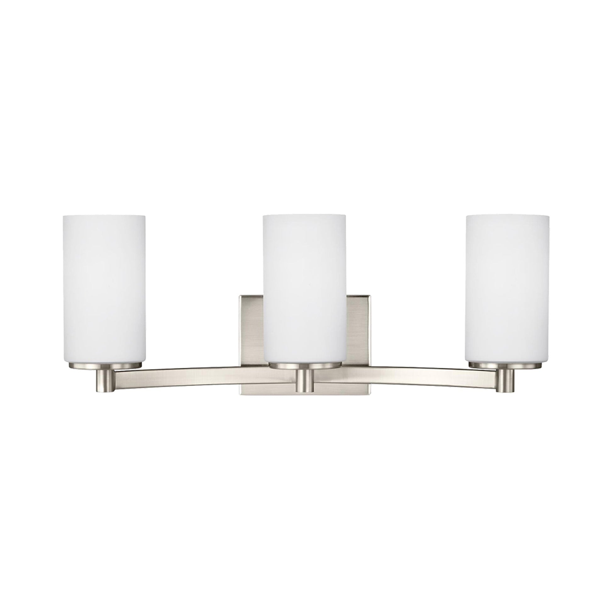 Hettinger Bath Wall Light in Brushed Nickel (3-Light).
