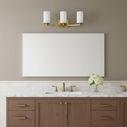 Hettinger Bath Wall Light in bathroom.