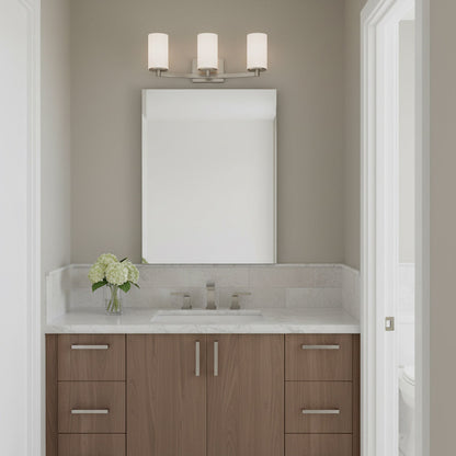 Hettinger Bath Wall Light in bathroom.