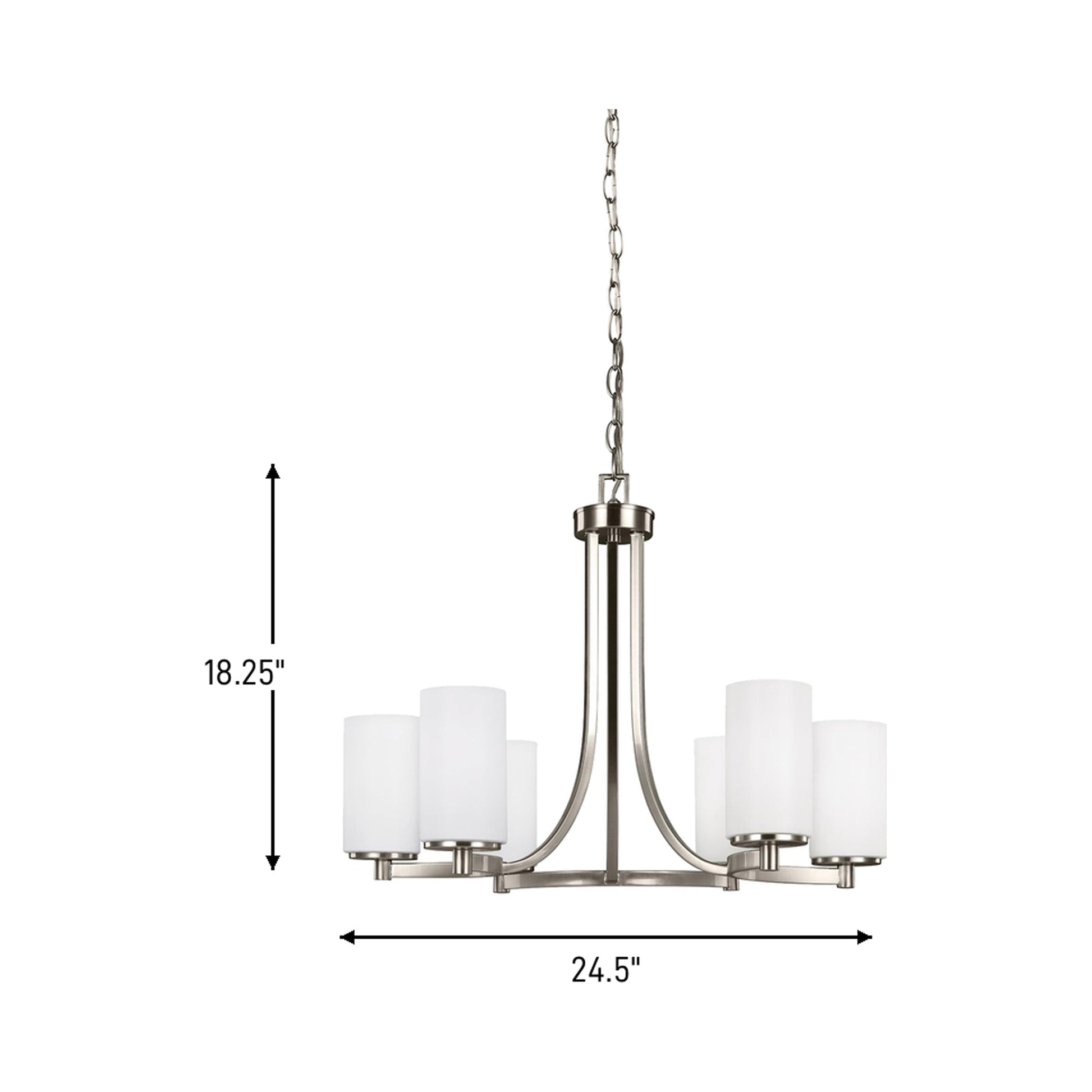 Hettinger Chandelier - line drawing.