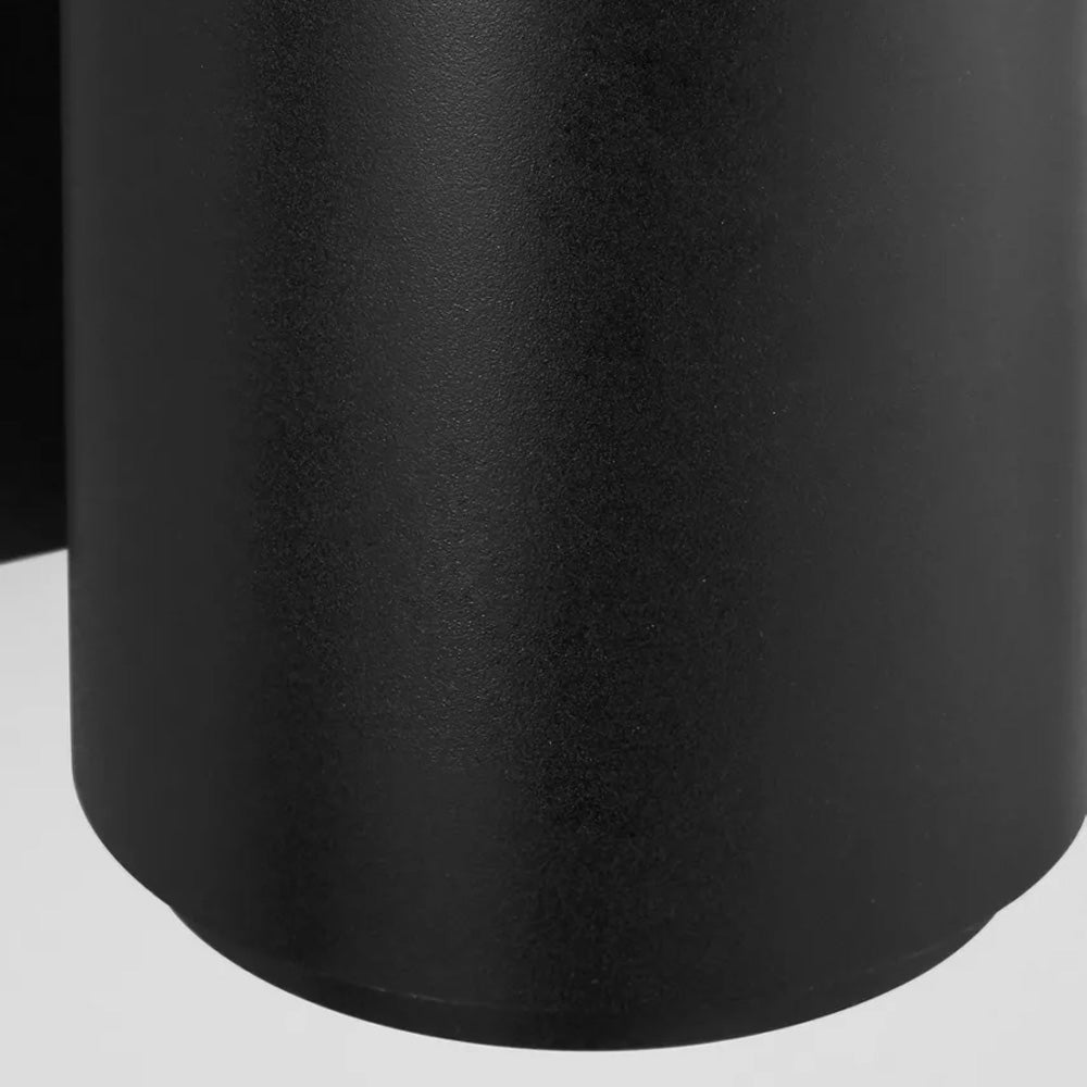 Huntwick Round Outdoor LED Wall Light in Detail.