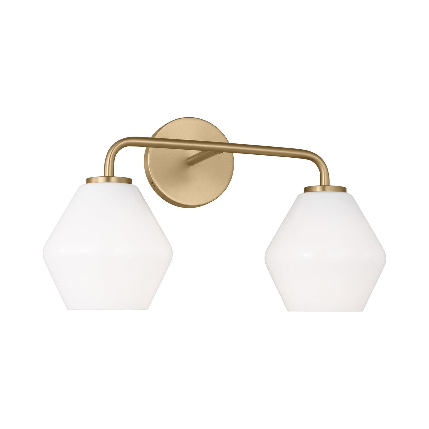 Jett Bath Vanity Light in Satin Brass (2-Light).