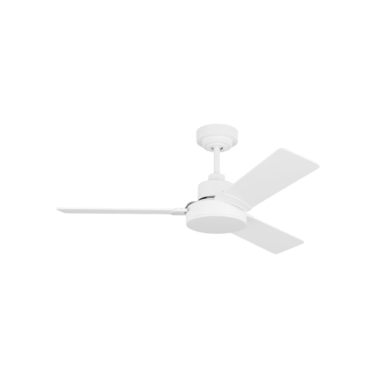 Jovie Outdoor Ceiling Fan in Matte White (44-Inch).