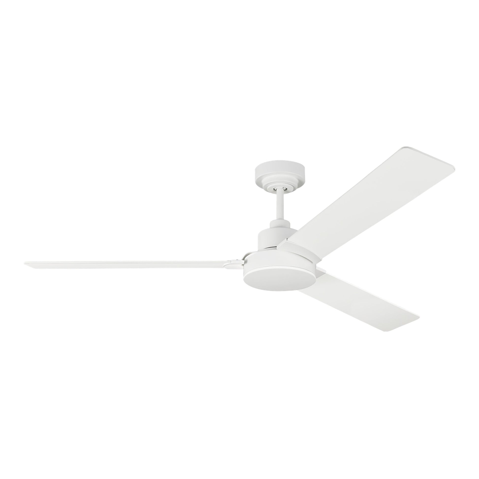 Jovie Outdoor Ceiling Fan in Matte White (58-Inch).