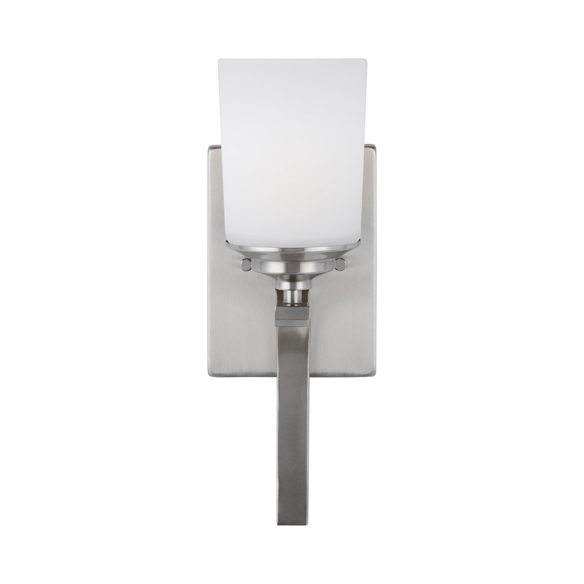 Kemal Bath Wall Light in Brushed Nickel (1-Light).