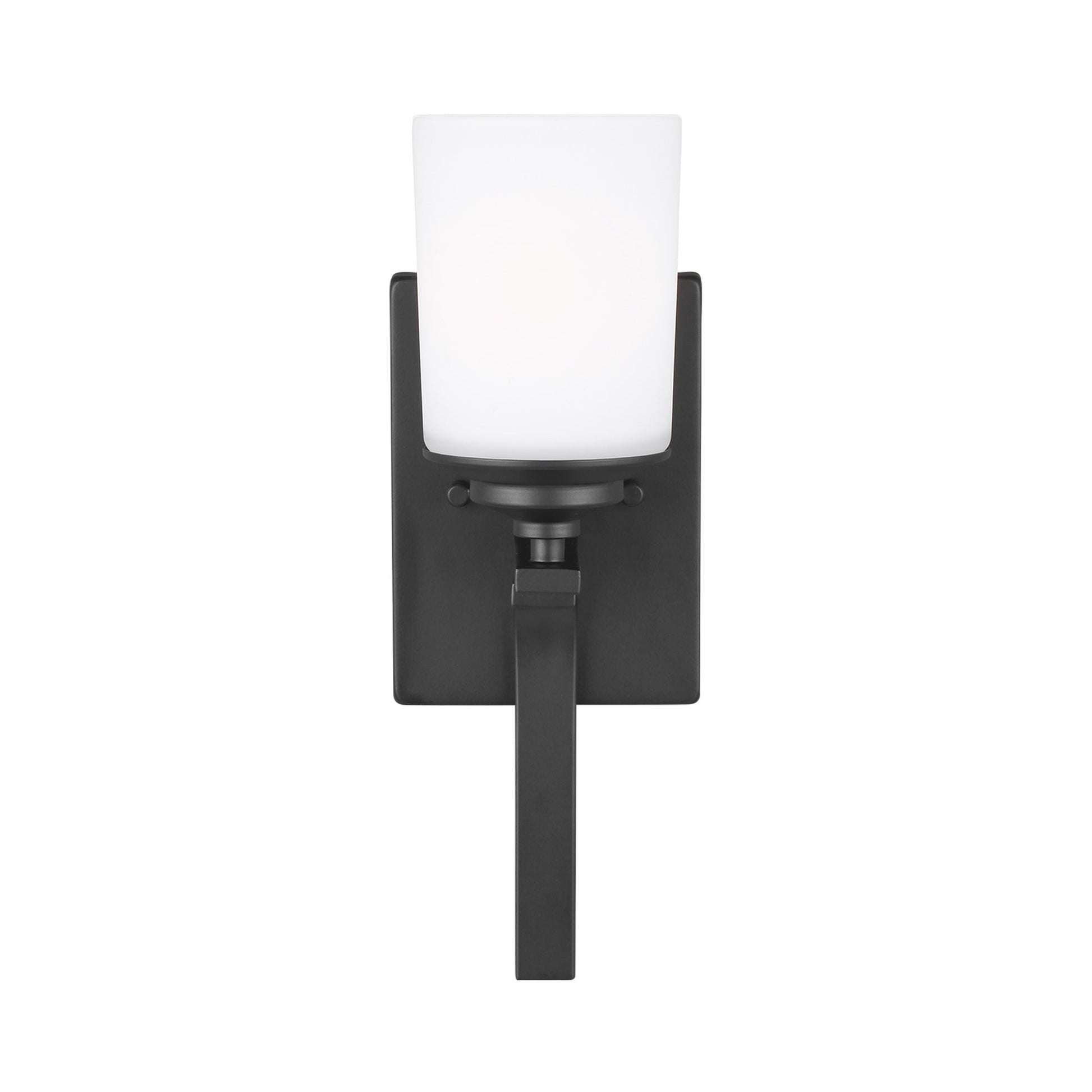 Kemal Bath Wall Light in Midnight Black (1-Light).