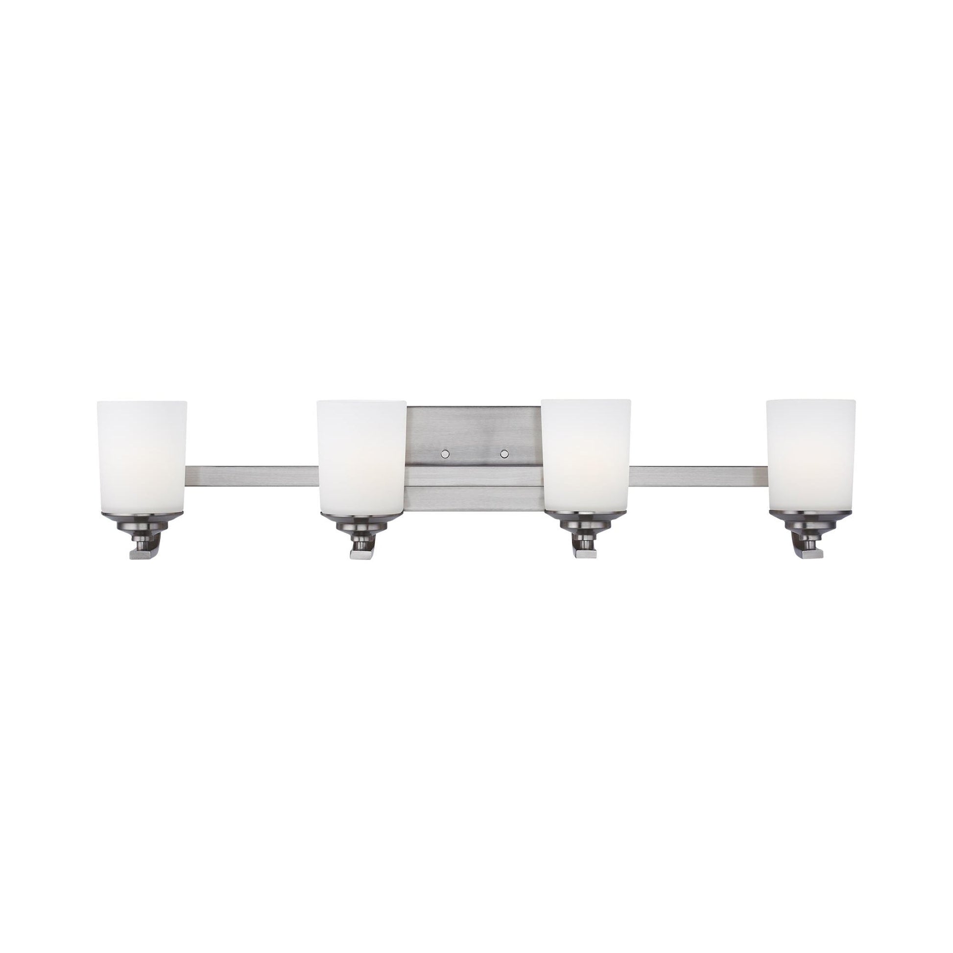 Kemal Bath Wall Light in Brushed Nickel (4-Light).