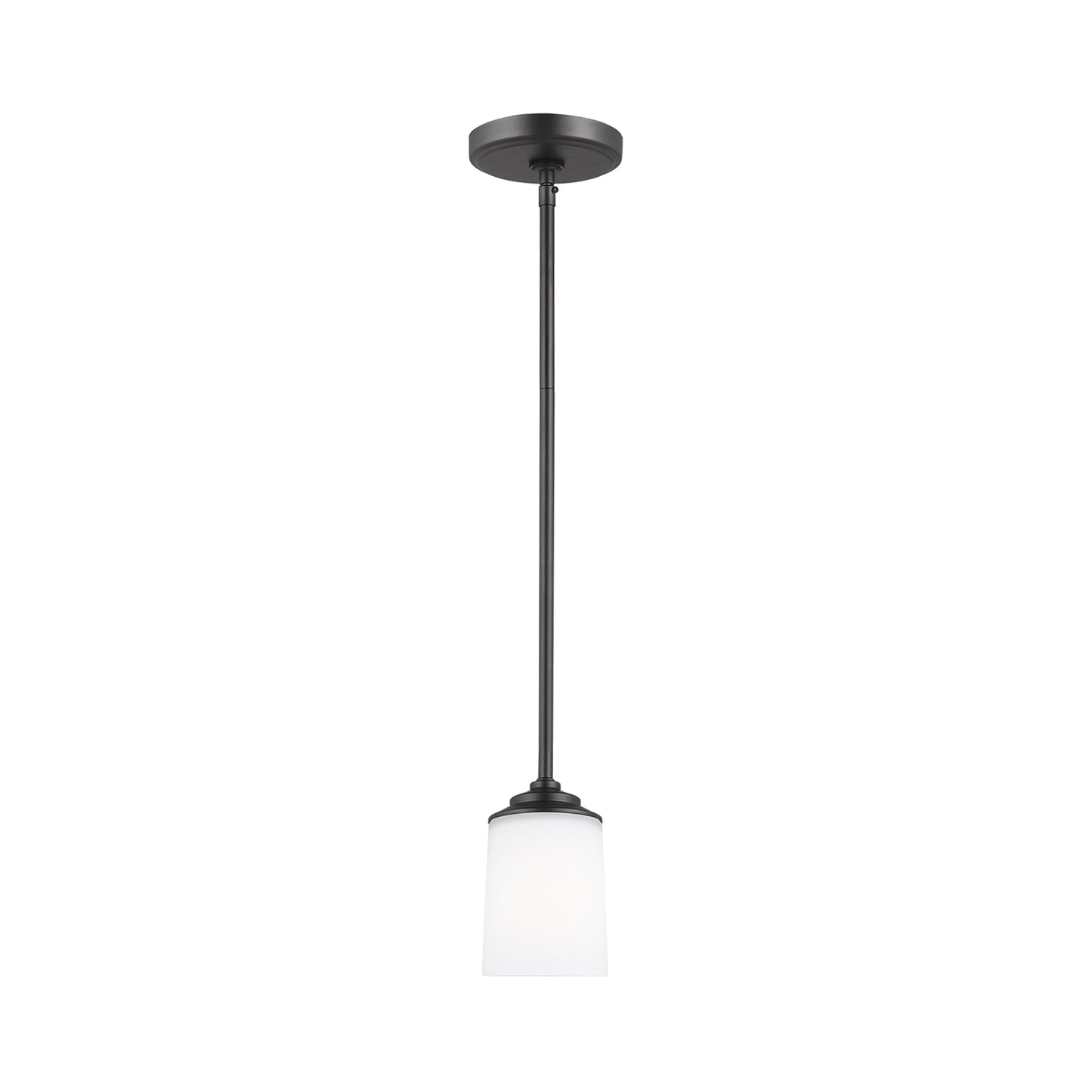 Kemal Mini Pendant Light in Midnight Black.