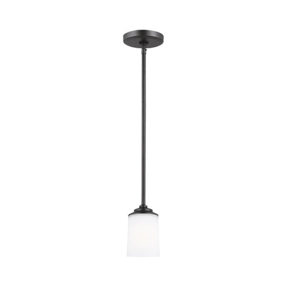 Kemal Mini Pendant Light in Midnight Black.