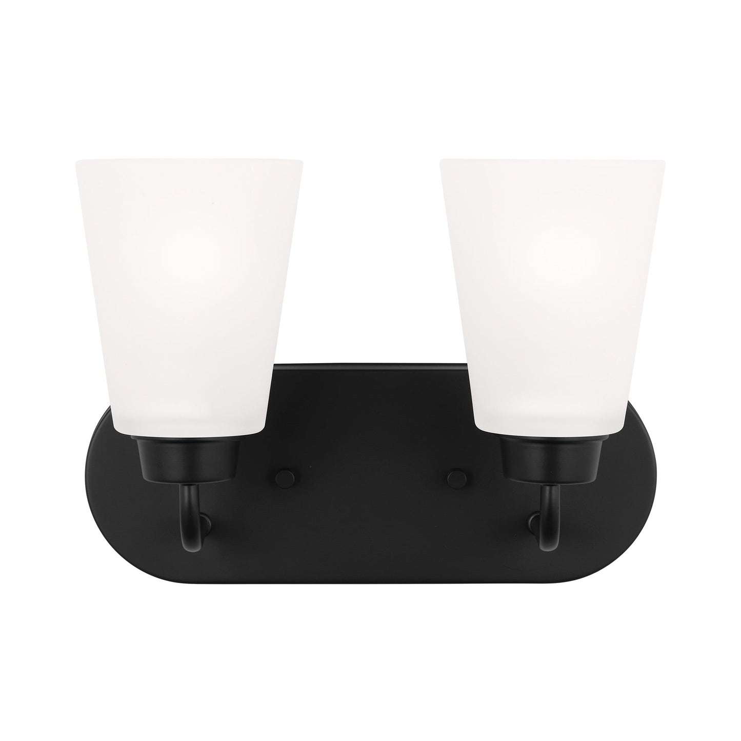 Kerrville Bath Vanity Light in Midnight Black (2-Light).