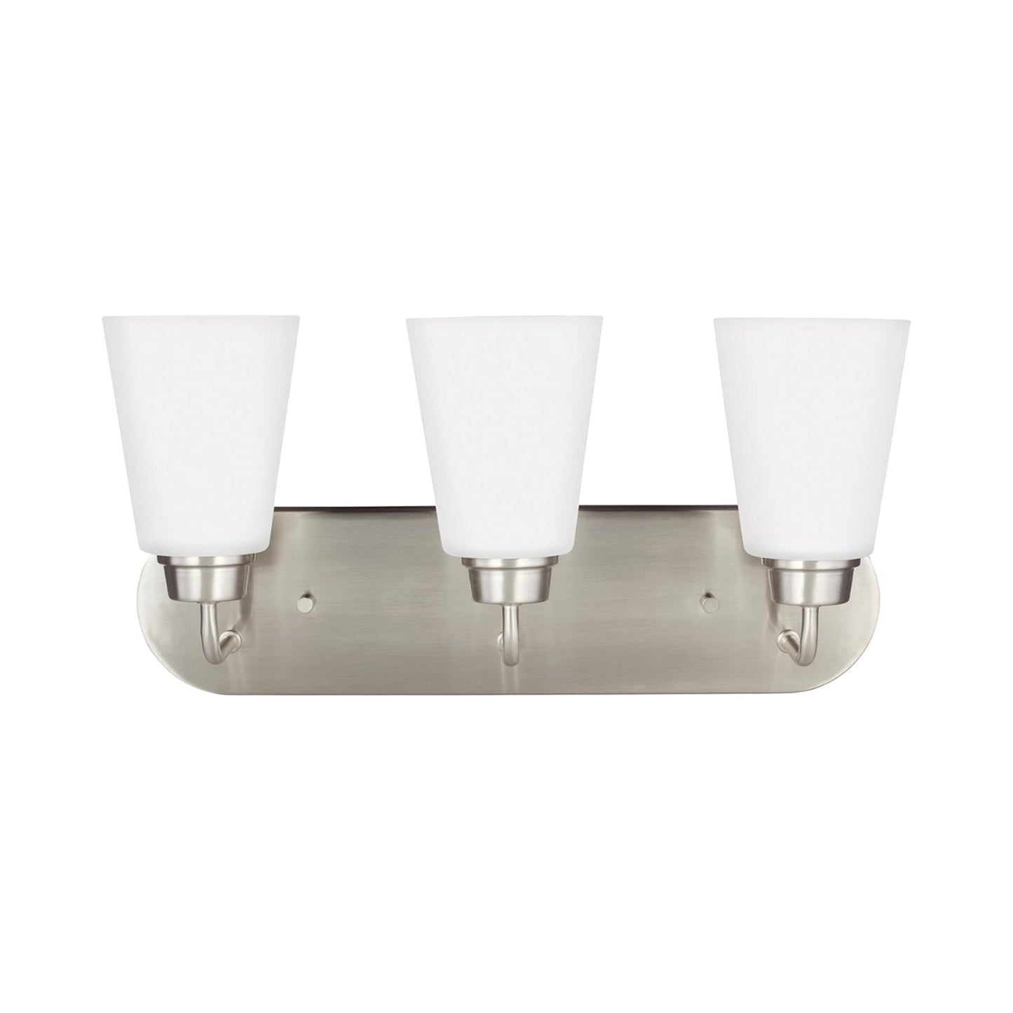 Kerrville Bath Vanity Light in Brushed Nickel (3-Light).