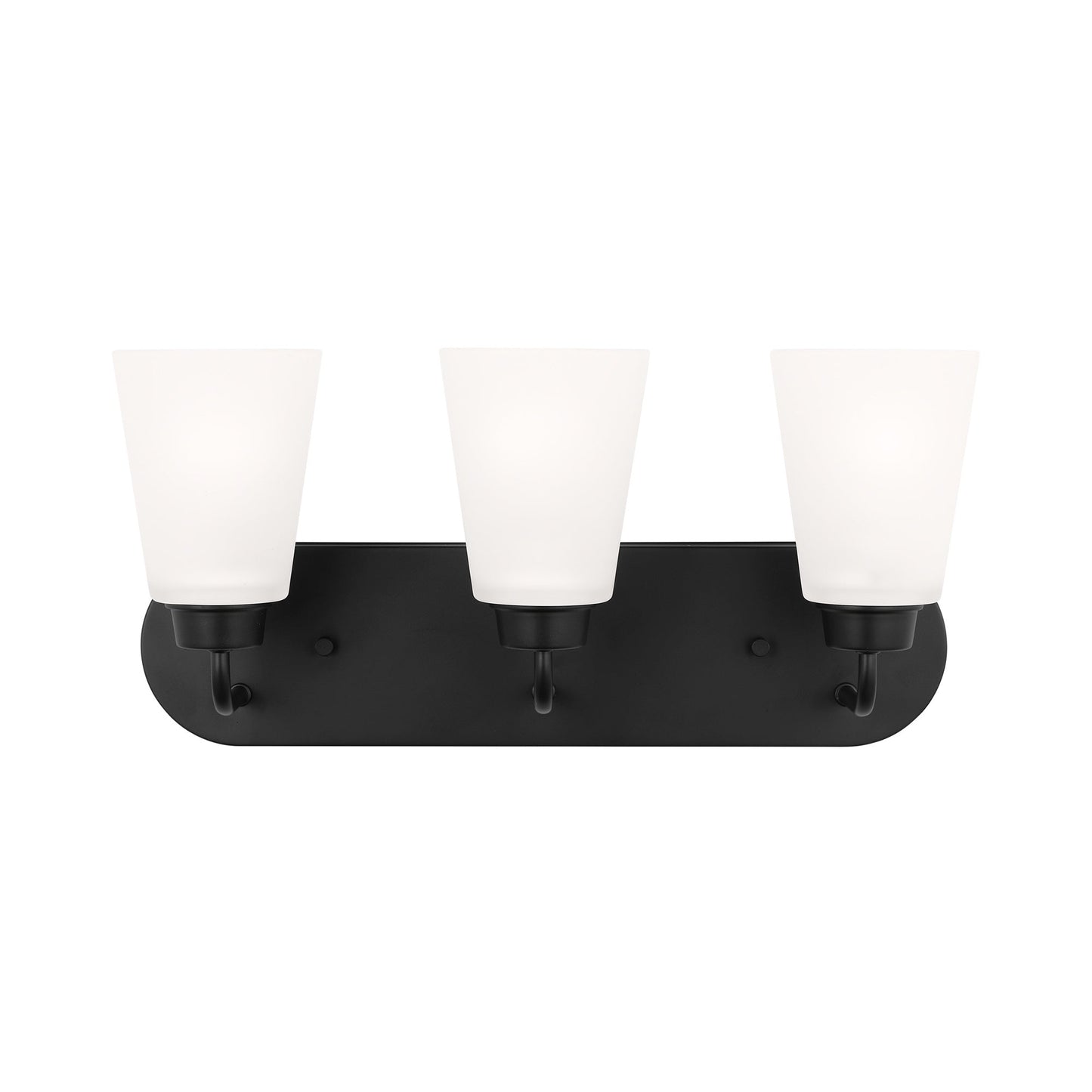 Kerrville Bath Vanity Light in Midnight Black (3-Light).