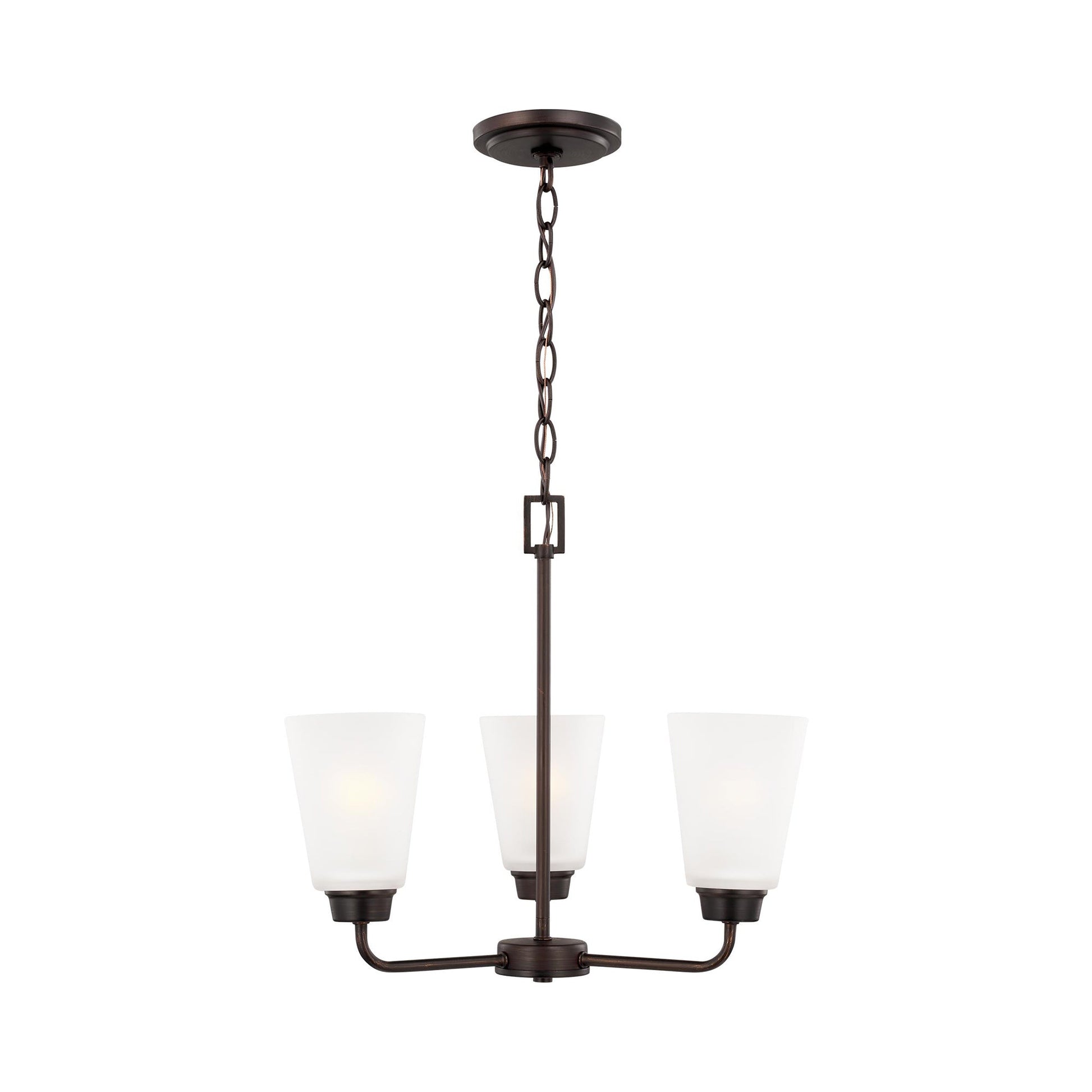 Kerrville Chandelier in Bronze (3-Light).