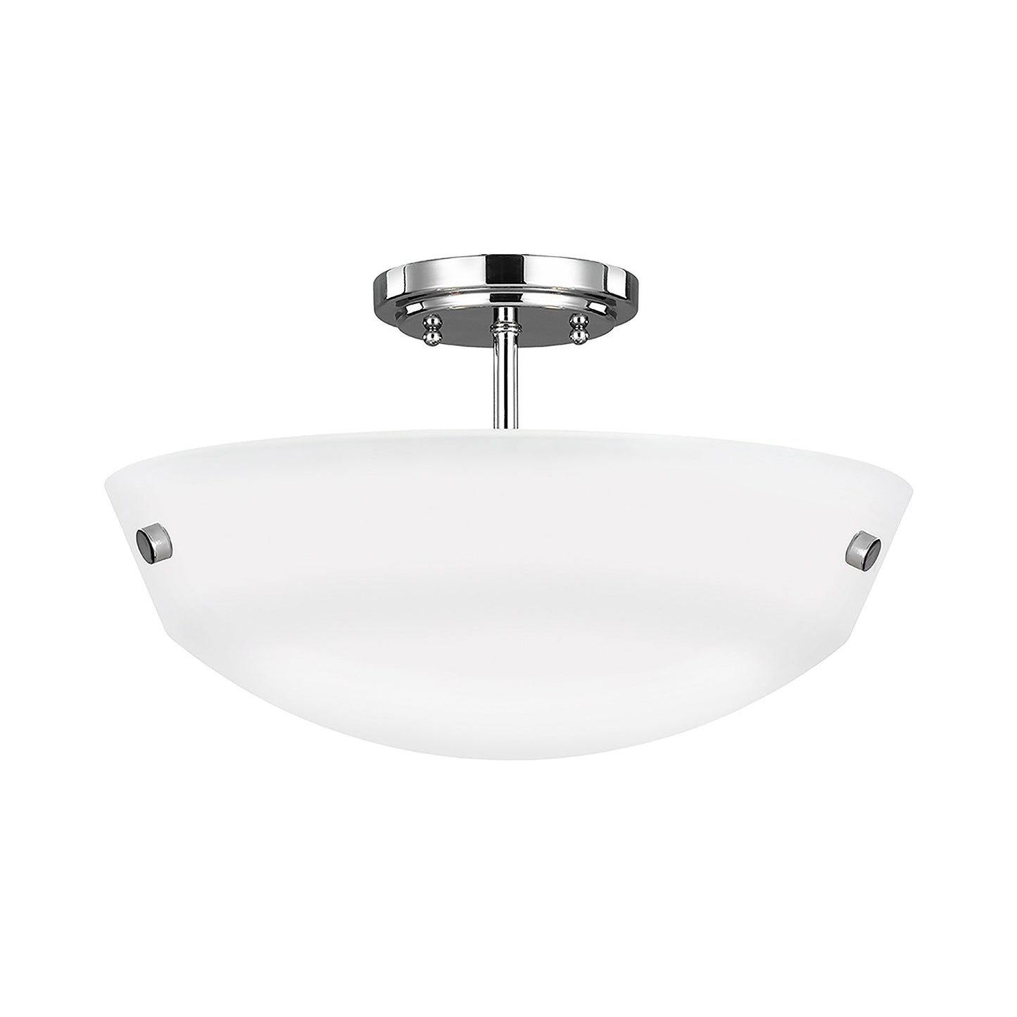 Kerrville Semi-Flush Convertible Pendant Light in Chrome.