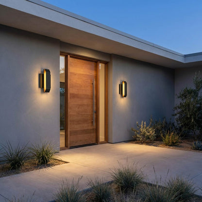 Lakemont Outdoor LED Wall Light in Outside Area.