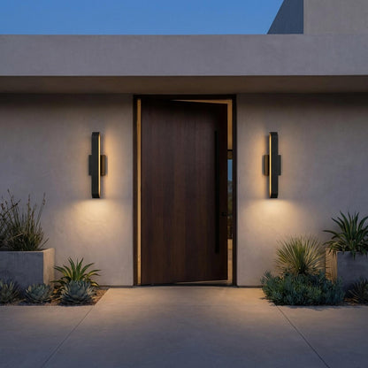 Lakemont Outdoor LED Wall Light in Outside Area.