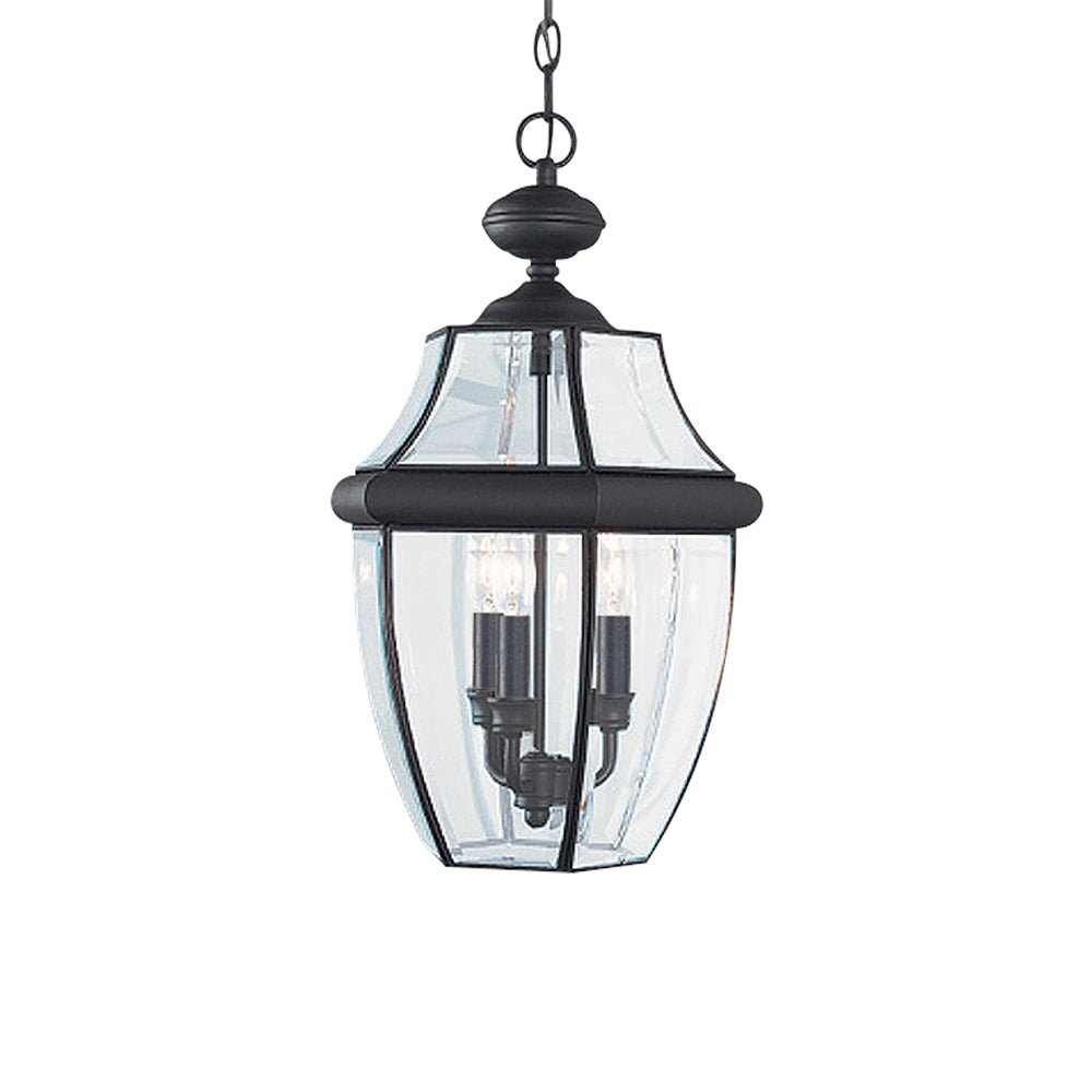 Lancaster Outdoor Pendant Light in Black.