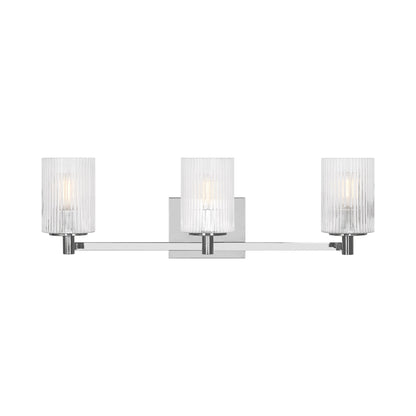 Lando Bath Vanity Light in Chrome (3-Light).