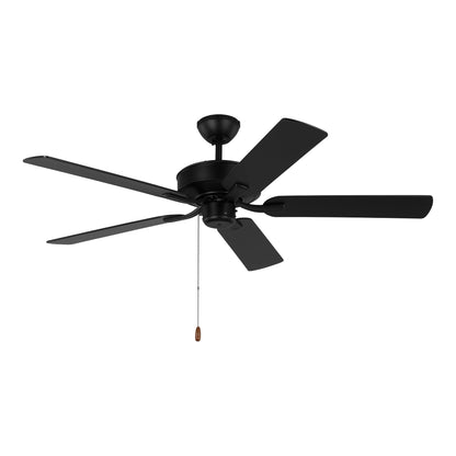 Linden Ceiling Fan in Midnight Black (52-Inch).