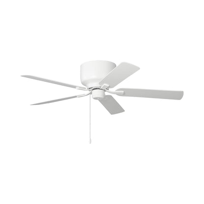 Linden Hugger Ceiling Fan in Matte White/Matte White.