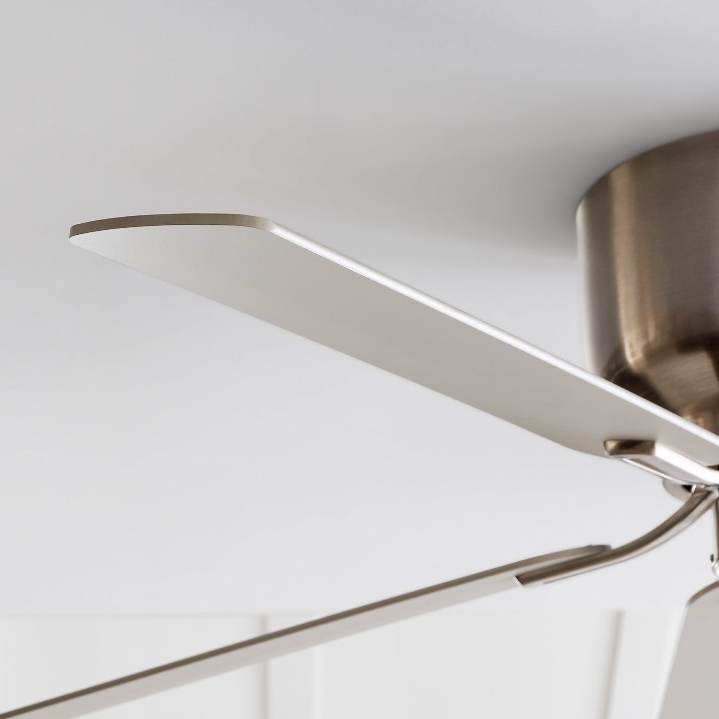 Linden Hugger Ceiling Fan in Detail.