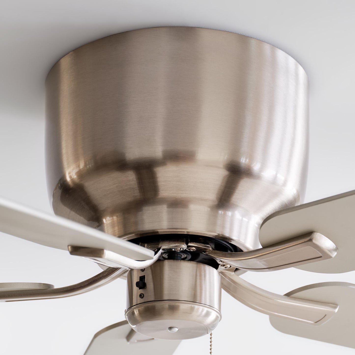 Linden Hugger Ceiling Fan in Detail.