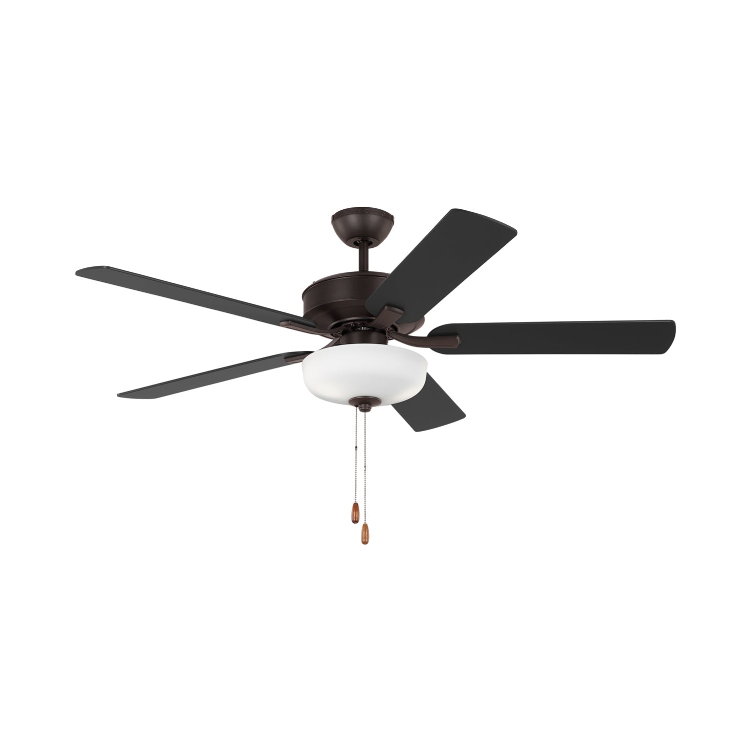 Linden LED DC Ceiling Fan in Bronze.