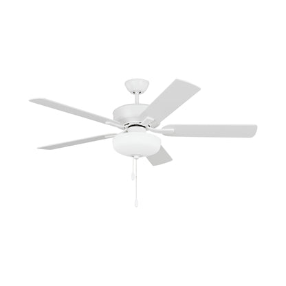 Linden LED DC Ceiling Fan in Matte White.