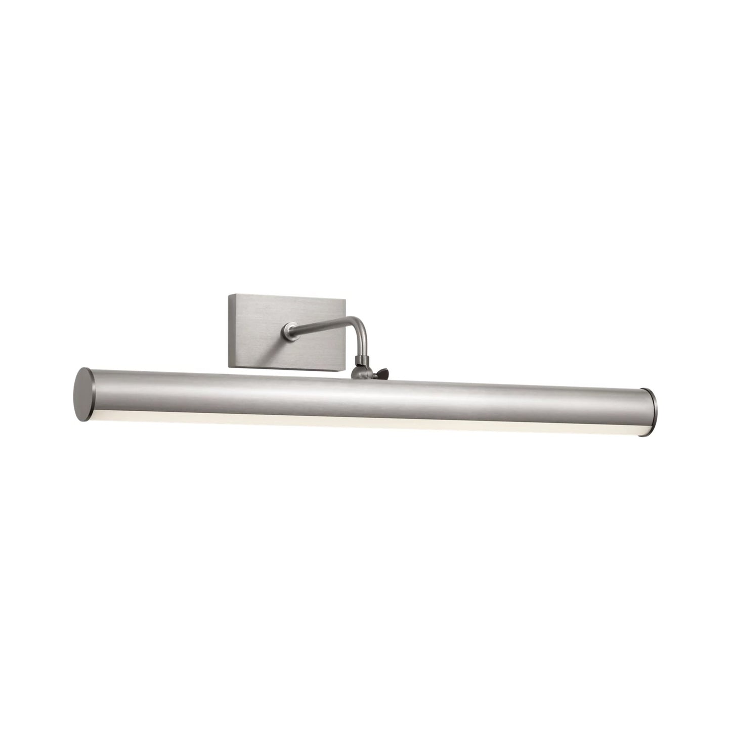 Loxen LED Picture Light in Brushed Nickel.