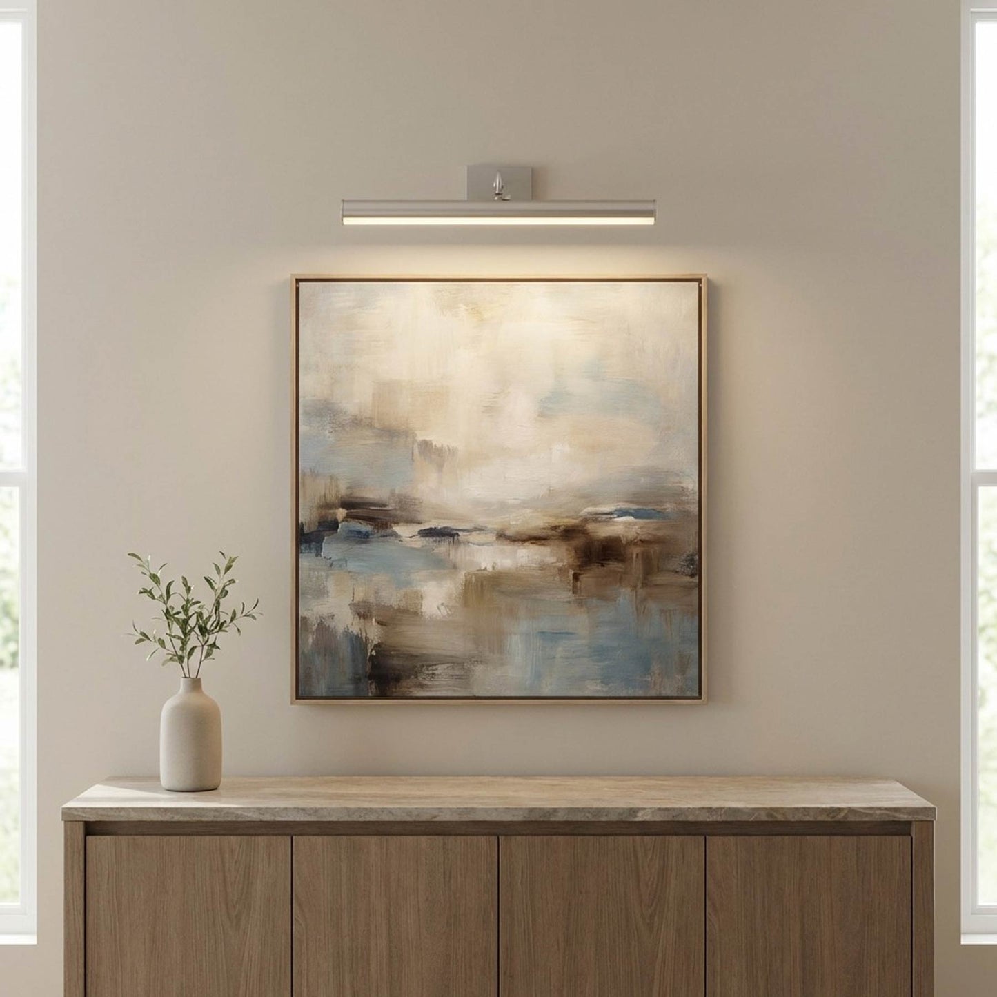 Loxen LED Picture Light in living room.