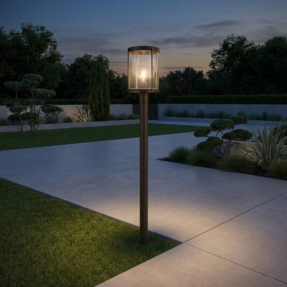 Luning Outdoor Post Light in Outside Area.