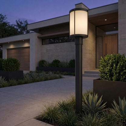 Luning Outdoor Post Light in Outside Area.