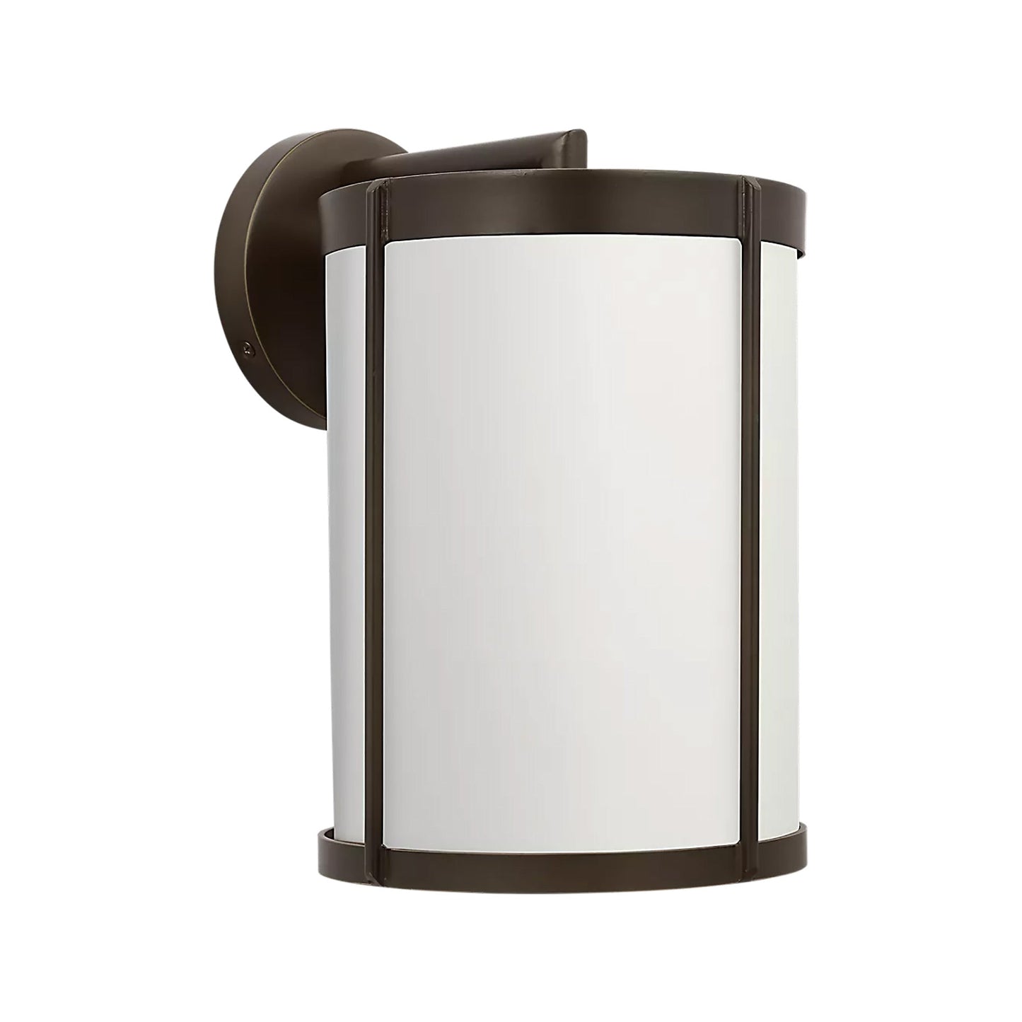 Luning Outdoor Wall Light in Antique Bronze (12-Inch).