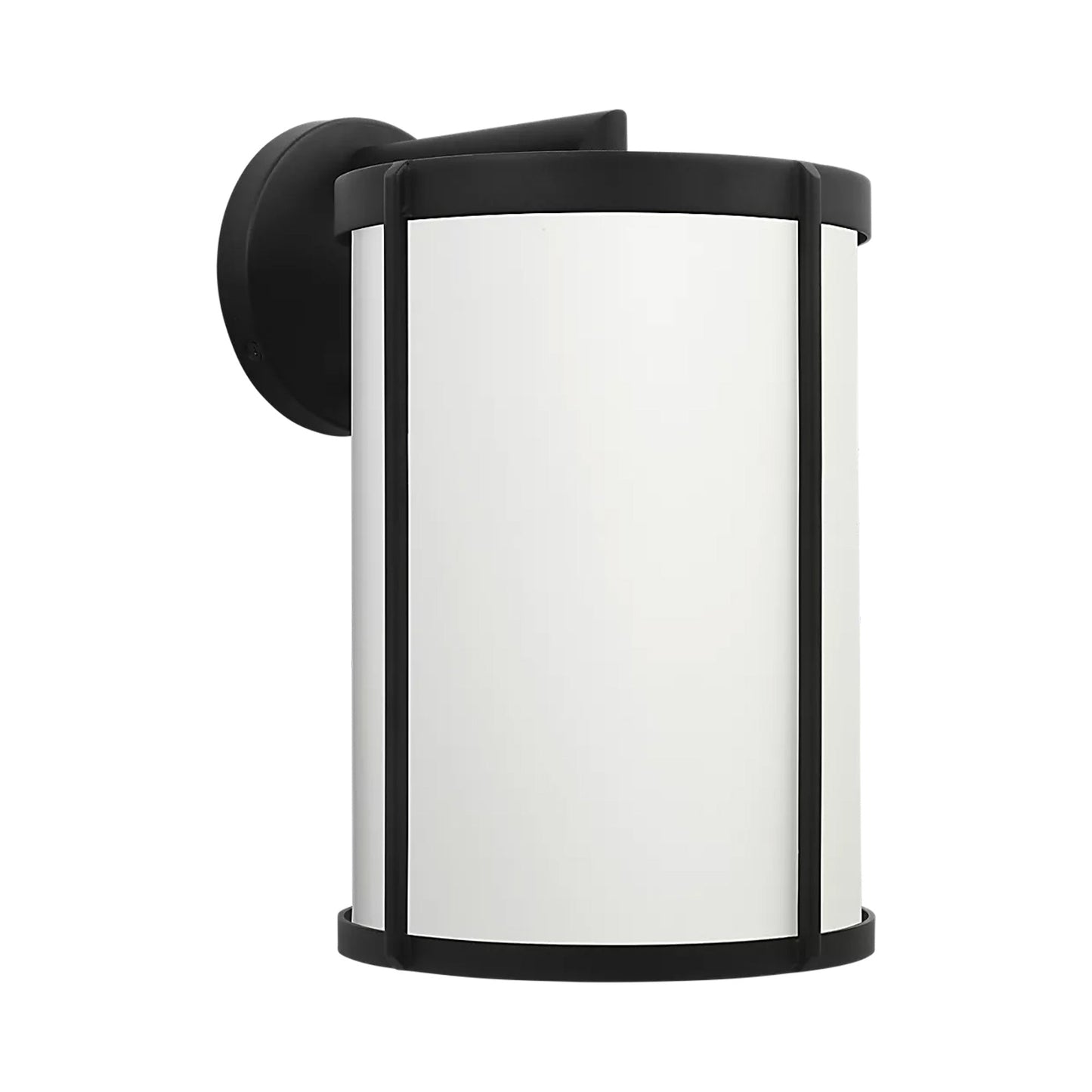 Luning Outdoor Wall Light in Textured Black (15-Inch).