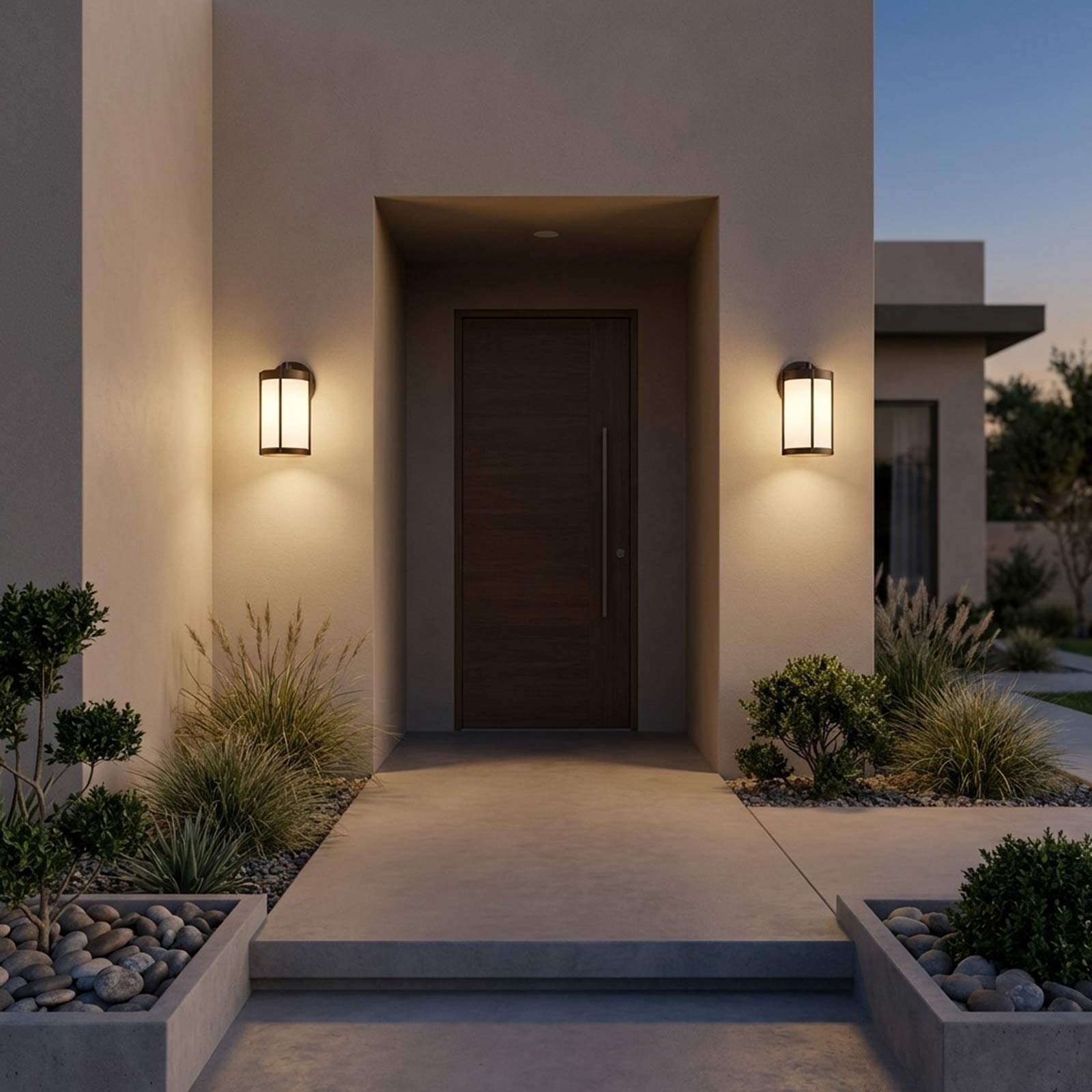 Luning Outdoor Wall Light. in Outside Area.