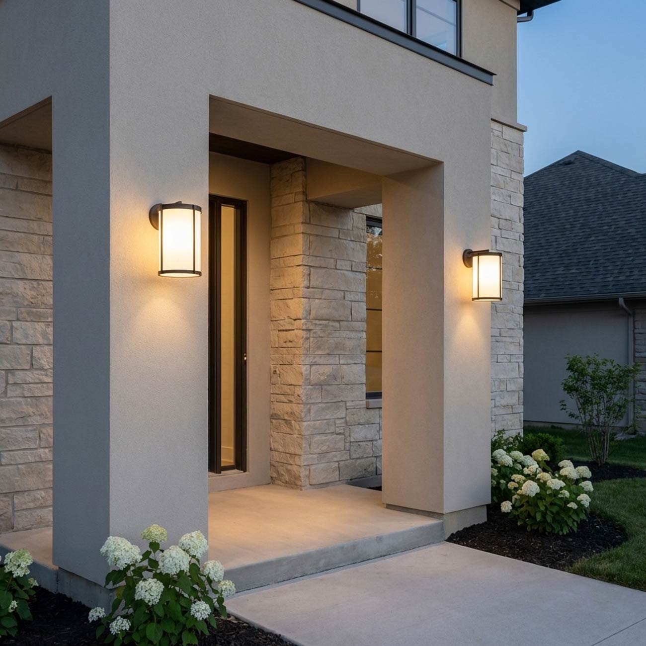 Luning Outdoor Wall Light. in Outside Area.