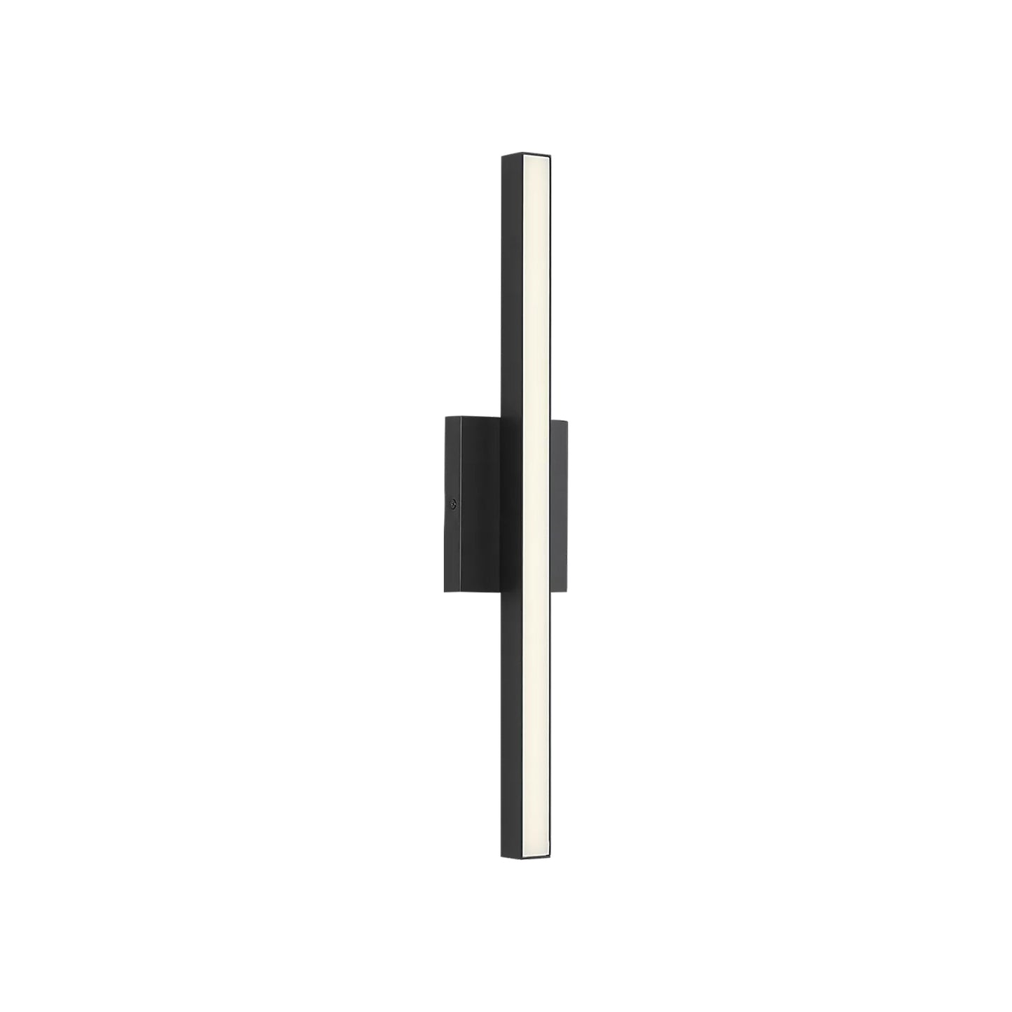 Marque LED Bath Vanity Light in Midnight Black (24-Inch).