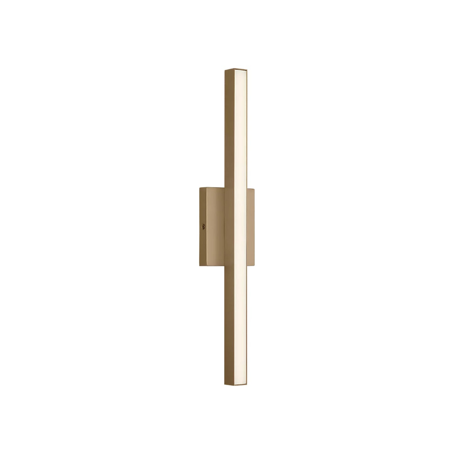 Marque LED Bath Vanity Light in Satin Brass (24-Inch).