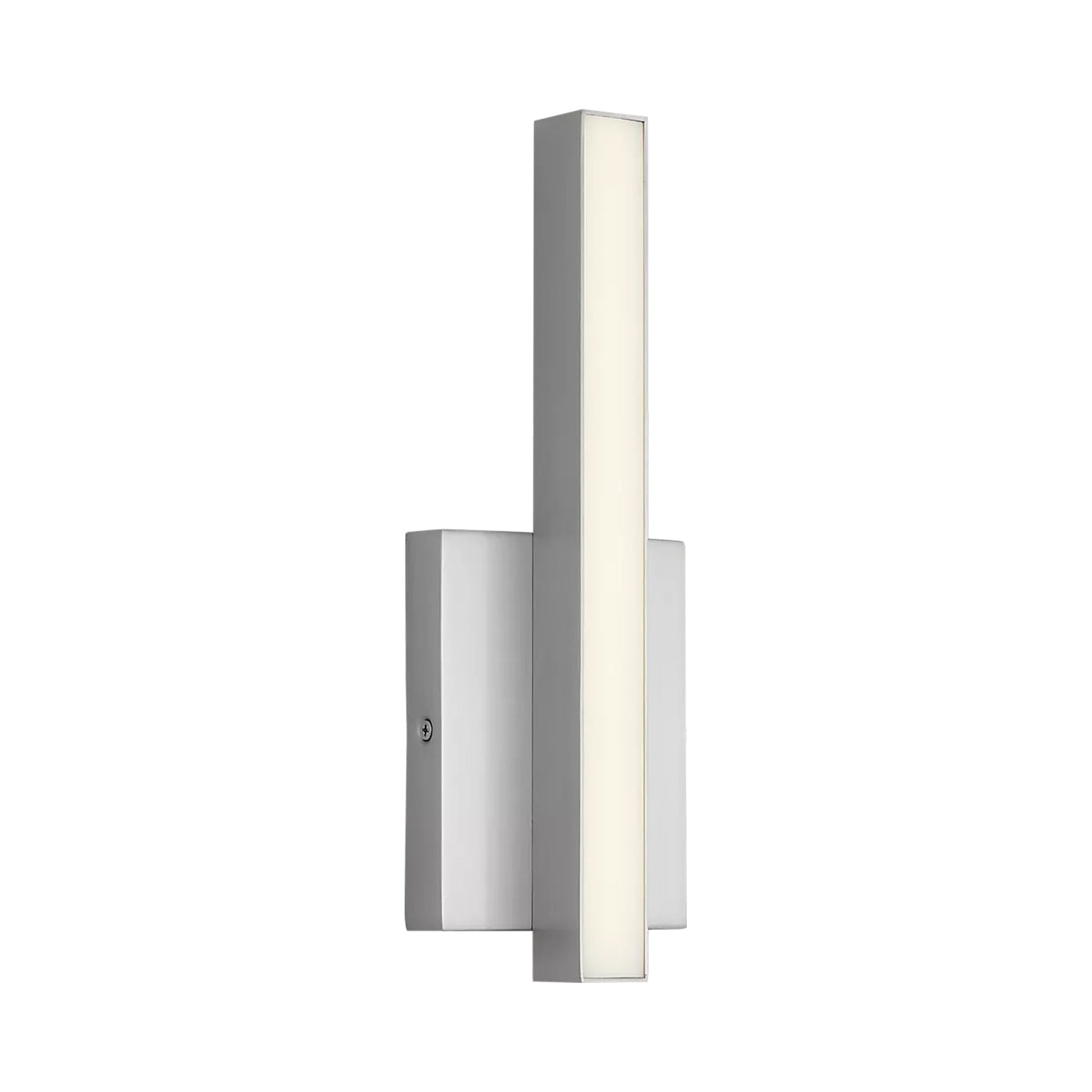Marque LED Bath Wall Light in Brushed Nickel.