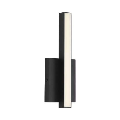 Marque LED Bath Wall Light in Midnight Black.