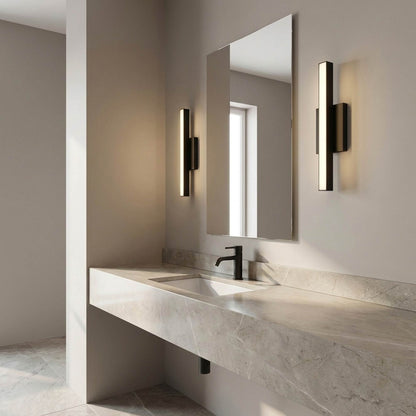 Marque LED Bath Wall Light in bathroom.