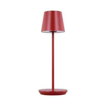 Mena Rechargeable Table Lamp in Dark Red.