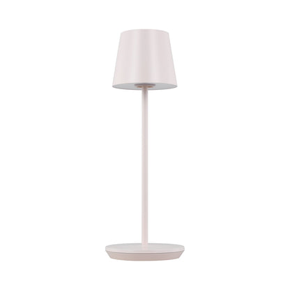Mena Rechargeable Table Lamp in Pale Pink.